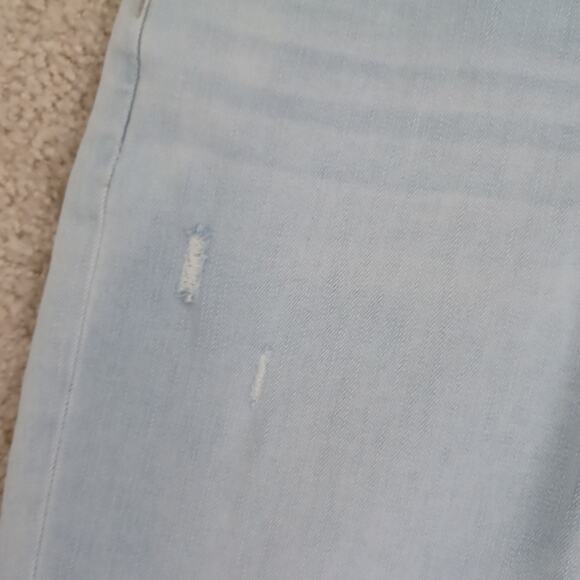 LOFT Girlfriend Mid-Rise Curvy Fit Jeans Light Indigo Size 29 - Picture 6 of 12